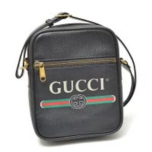 Gucci Messenger Bag Black Leather